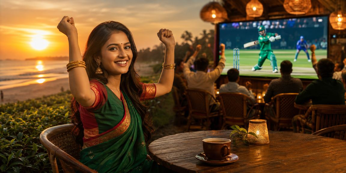 কক্সবাজারে চা বাগানের পাশে ক্রিকেট বেটিং উপভোগ করছেন একজন ব্যবহারকারী